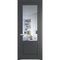 Межкомнатная дверь эмаль Profil Doors 3.2.2PD графит остеклённая