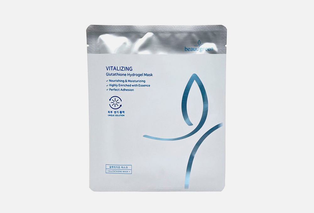 Beauugreen Гидрогелевая детокс-маска с глутатионом Beauugreen Vitalizing Glutathione Hydrogel Mask