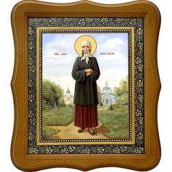 Ксения Петербургская Святая блаженная. Икона на холсте