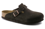 Boston Birkenstock Soft Footbed Suede "Mocha"