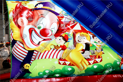 Коммерческий надувной батут "Цирк" 7*5*4 м