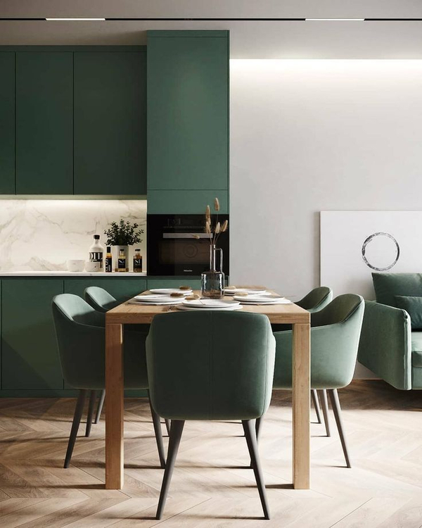 Примеры современных дизайнов кухонь из интернета