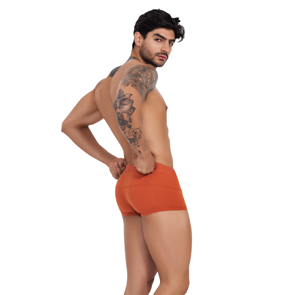 Мужские трусы хипсы оранжевые Clever Moda CURSE BOXER 126104