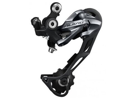 Переключатель задний RD-M4000 9ск под петух SHIMANO ALIVIO SGS подвод прямой,серый ARDM4000SGS
