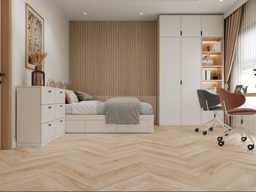 Ламинат SPC CronaFloor Herringbone Дуб Дижон