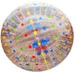 Водный зорб "Неутопайка" ПВХ, диаметр 2.8 м