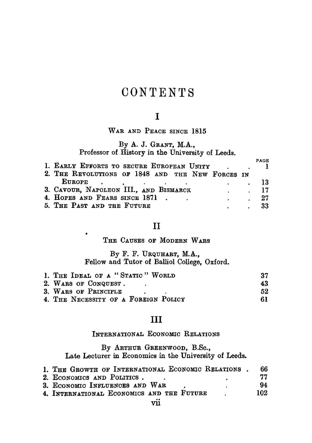 An introduction to the study of international relations | A J. 1862-1948 Grant