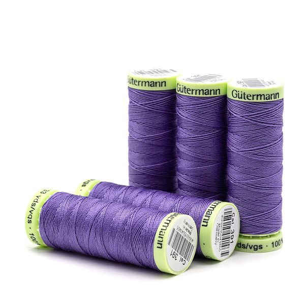 Нитки отделочные Gutermann Top Stitch 30 (30 метров), 5 кат. | 391 сиреневый