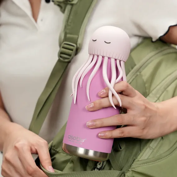 Бутылка для холодных и горячих напитков Asobu Bestie 460 мл, медуза