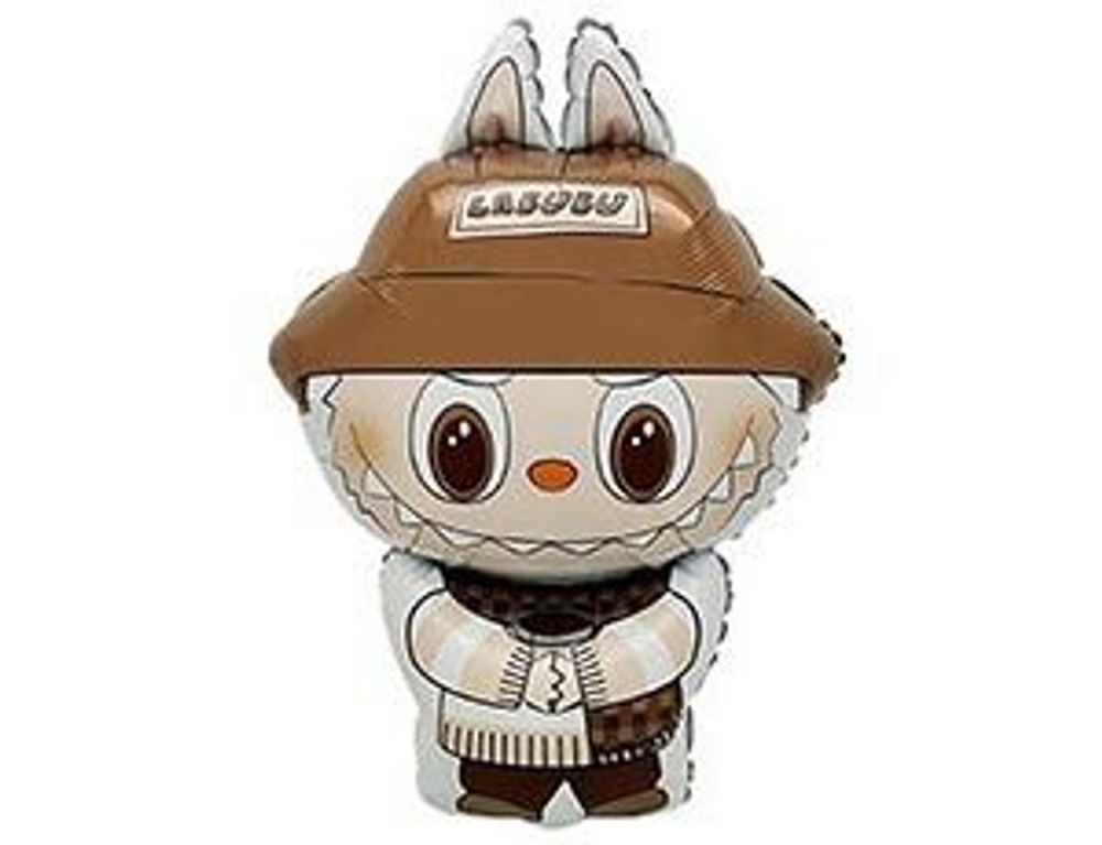 К ФИГУРА Монстрик зубастый коричневый 30"