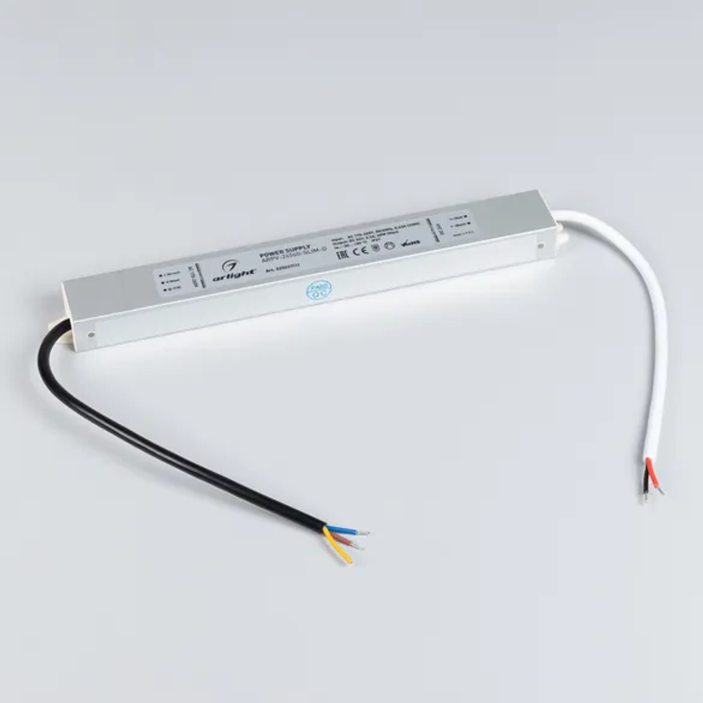 Блок питания ARPV-24060-SLIM-D (24V, 2.5A, 60W) (Arlight, IP67 Металл, 3 года) 025027(1)