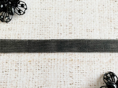 Нитепрошивная кромка клеевая по долевой, ш. 1 см.