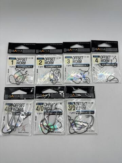 КРЮЧКИ офсетные OFFSET WORM