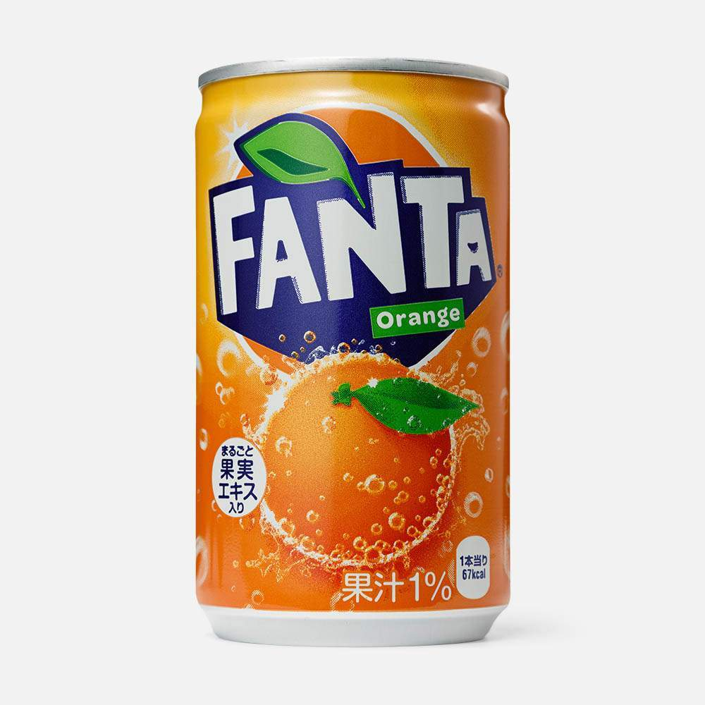 Напиток Hokkaido Coca-Cola Fanta Orange газированный, 160 мл