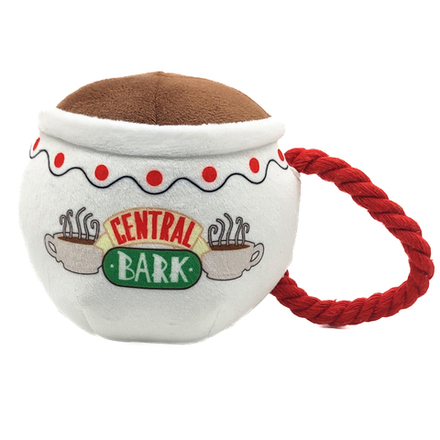 Игрушка Mr.Kranch для собак Кофейная чашечка с пищалкой новогодняя серия