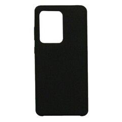 Силиконовый чехол Silicone Cover для Samsung Galaxy S20 Ultra (Черный)