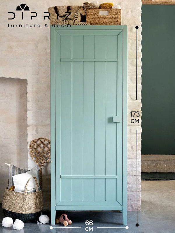 Шкаф распашной для одежды Карлос деревянный, эвкалипт