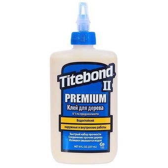 Клей столярный Titebond Premium II Wood Glue влагостойкий 237 мл