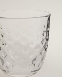 Zara Home стакан из стекла, цвет прозрачный, 8.5 см · 2336/400
