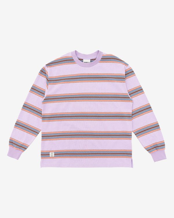 Лонгслив SS23 Stripes Lavander/Stone/Pumpkin - фото 1