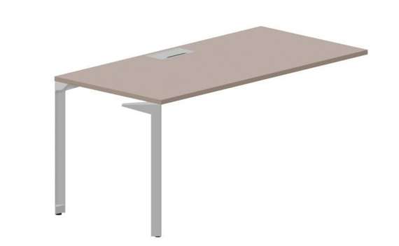 Стол 158х78х75см (металлический аутлет) - приставной элемент