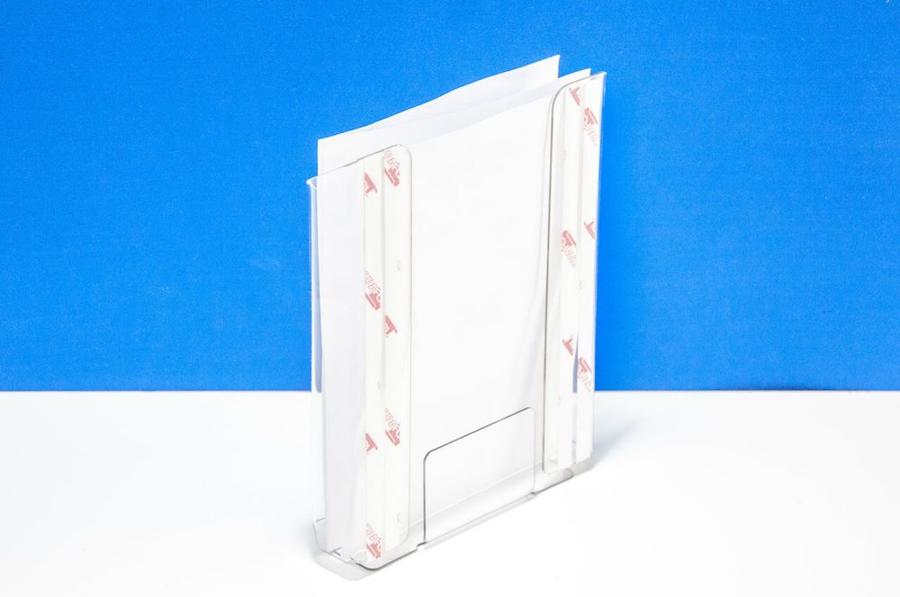 Карман буклетница А5 верт 30мм 1,5 ПЭТ