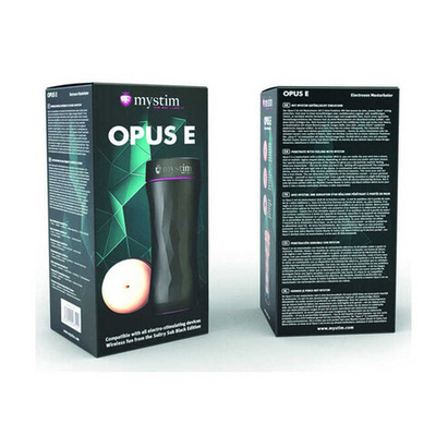 Мастурбатор с электростимуляцией Opus E Anal, черный (Цвет: черный)