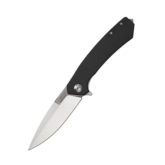 Складной нож Adimanti by Ganzo (Skimen design) черный c клинком из стали D2, рукоять G10