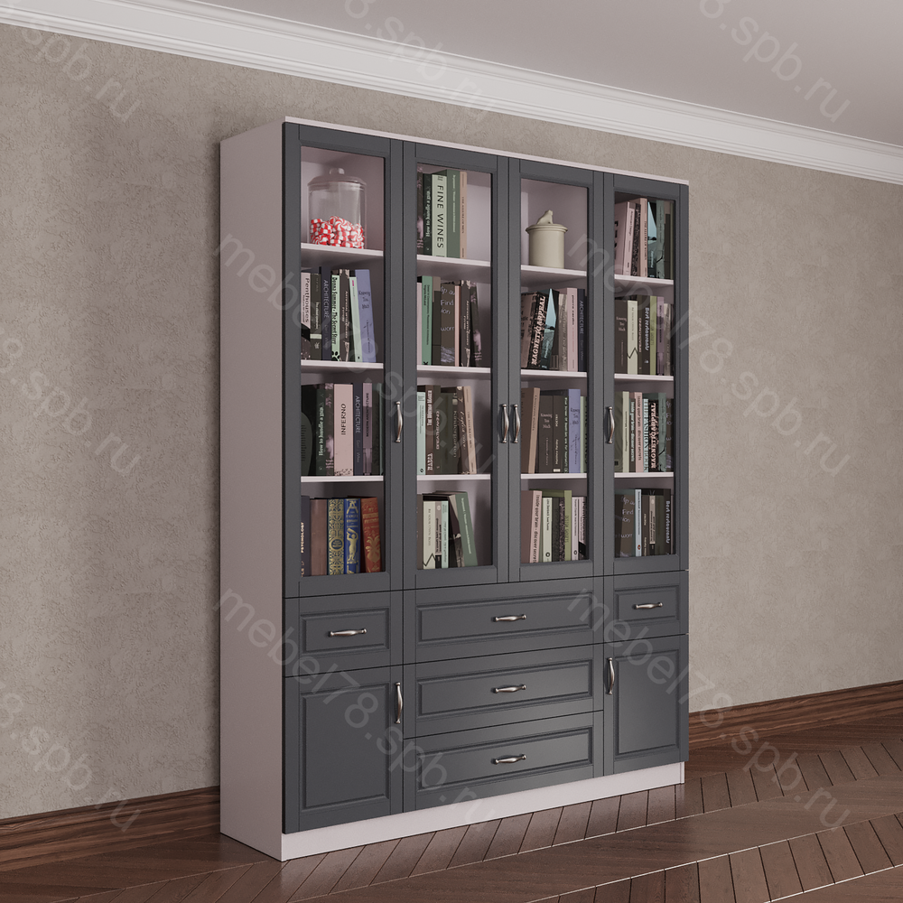 Шкаф книжный 4/7