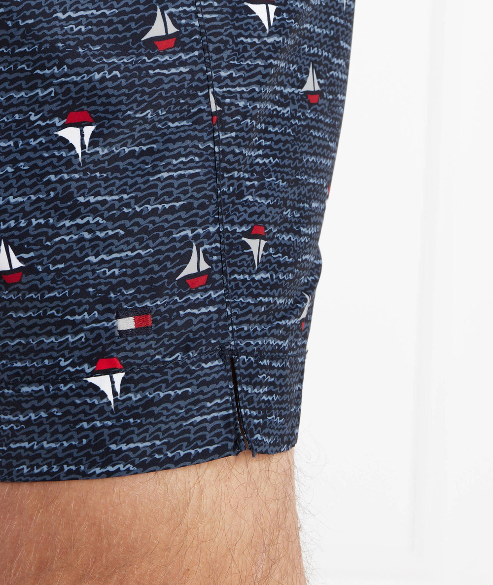 Шорты для плавания MEDIUM DRAWSTRING PRINT Tommy Hilfiger - темно-синий(UM0UM02827)