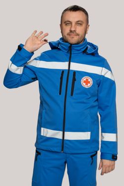 Куртка демисезонная мужская Скорая помощь MedicLine SOFTSHELL
