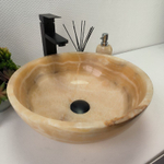 Раковина из оникса Bowl Yellow TinLip BO-62893 40*40*15 140