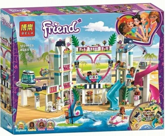 Конструктор Френдс «Курорт Хартлейк-Сити» 1029 деталей, арт. 11035