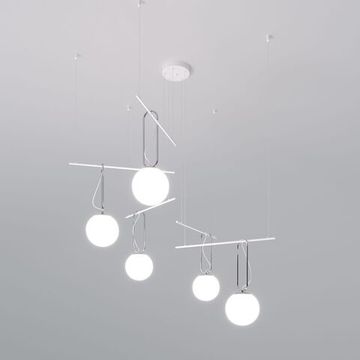 Подвесной светильник 70143/5 белый Riche Eurosvet