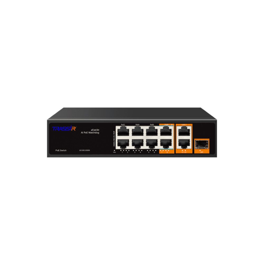 TR-NS13111S-120-8PoE PoE коммутатор Trassir