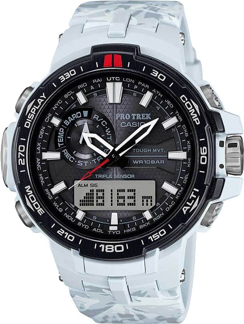 Японские наручные часы Casio Pro Trek PRW-6000SC-7 с хронографом