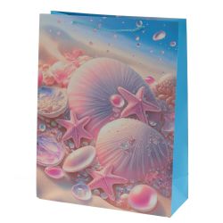 GAEM Пакет подарочный L (бумага 210г/м2, блок микс 12шт), L31 W12 H40 см, 4в.