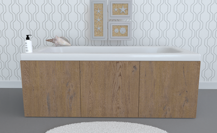 Экран под ванну откидной TR-6-402 амарант