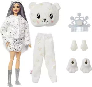 Кукла Barbie Cutie Reveal Winter Sparkle Полярный Медведь (2022)