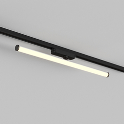 DK6638-BK Поворотный однофазный трековый светильник STROM со светодиодом L600mm 220V 15W 150° 3000K IP20 черный алюминий/акрил