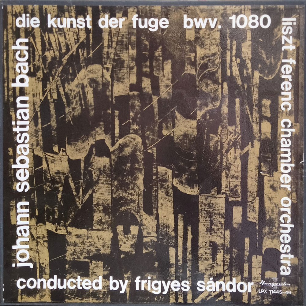 Frigyes Sandor / Johann Sebastian Bach: Die Kunst Der Fuge Bwv. 1080 (2LP)