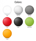 Диван пластиковый двухместный Siesta Contract Box Sofa, черный