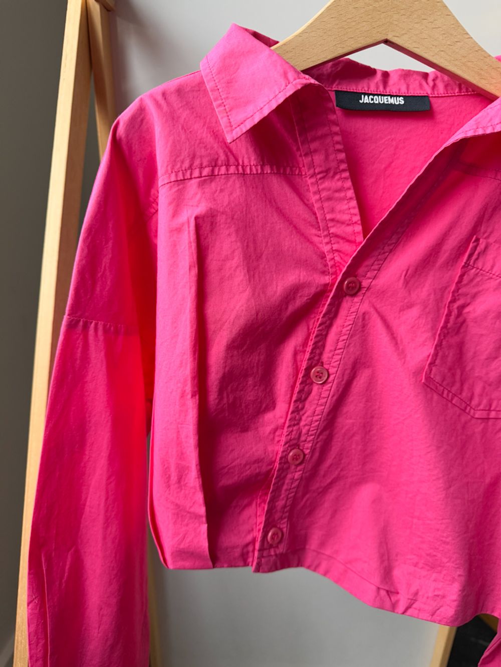 Хлопковая рубашка Jacquemus, 140