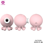 Вакуумный клиторальный стимулятор Octopi (3 реж. вибрации, 6 реж. вакуума) (Цвет: нежно-розовый)