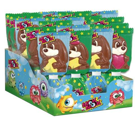 Молочный шоколад Шокомострики на палочке, 24 гр