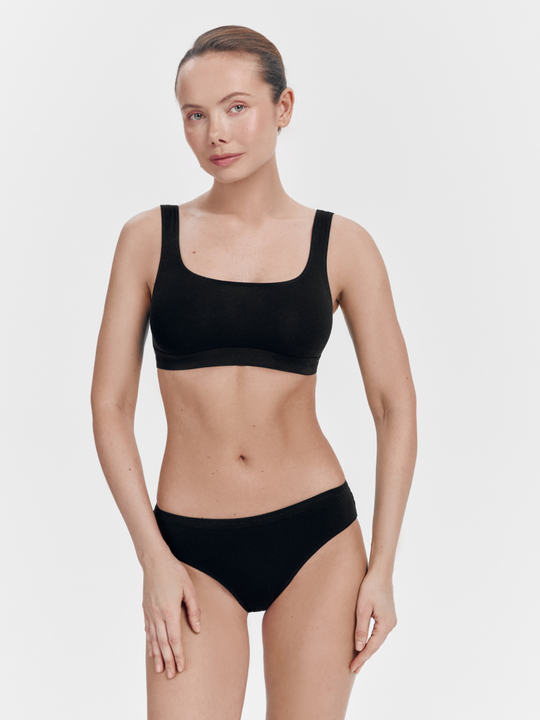 Трусы слипы Basic Cotton (черный)