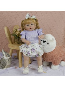 Кукла Реборн мягконабивная LifeReborn 60см (LR-018)