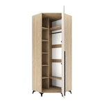 Шкаф угловой 800 1С "ЕВА" Дуб Экспрессив - Сатин