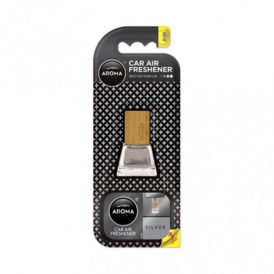 AROMA CAR Ароматизатор воздуха Aroma Car PRESTIGE WOOD Silver  подвесной