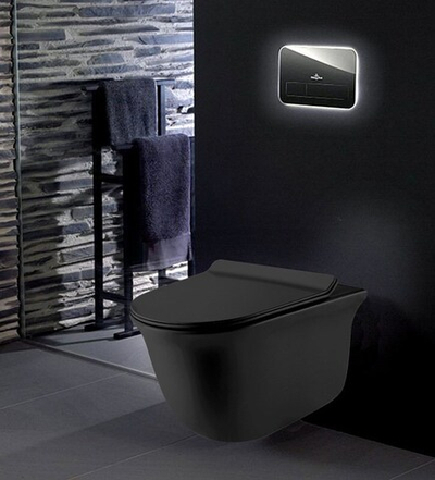 Унитаз подвесной безободковый Grossman GR-4412BMS Черный